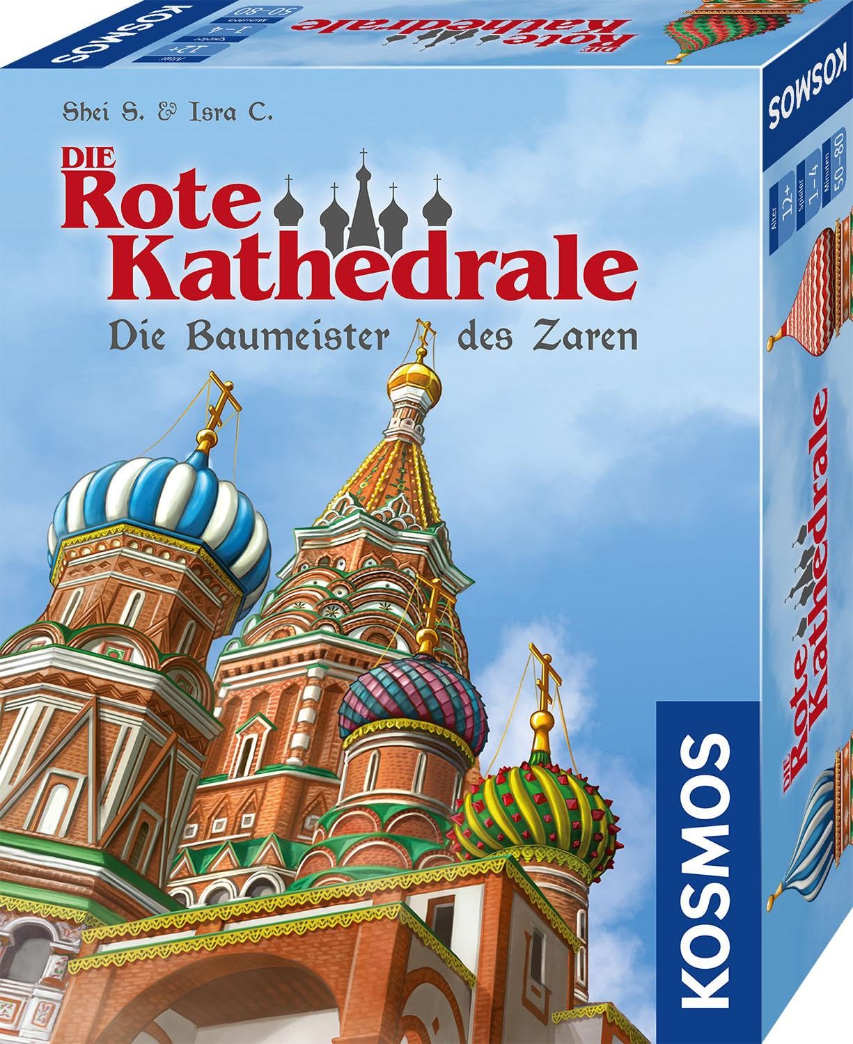 KOSMOS 682156 The Red Cathedral, The Builders of The Tsar, Strategy Game with Special Dice Mechanism, Board Game for 1-4 People from 12 Years, Connoisseur Game