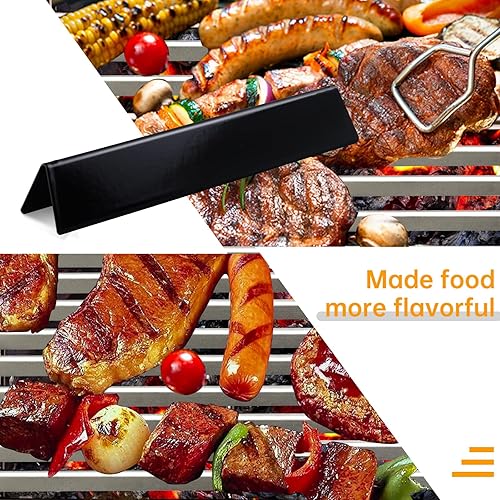 Miniatura 7 de Barras aromatizantes de 15.3 pulgadas para Weber Spirit 300 Series E-310, E-320, S-310, S-320 con panel de control montado frontal, paquete de 5