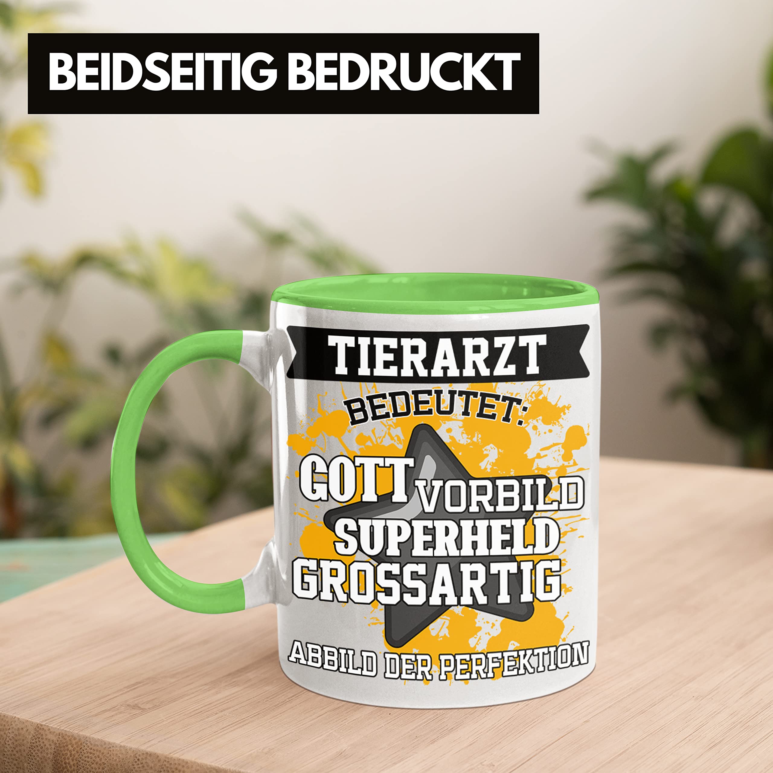 Trendation Tierarzt Tasse - Lustiges Geschenk Für Tierärzte, Spülmaschinenfest