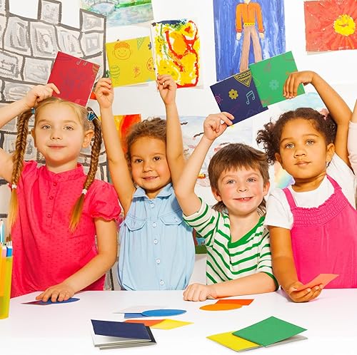 Miniatura 6 de Thenshop Paquete de 50 mini cuadernos de papel kraft de bolsillo a granel de 4 x 4 pulgadas, cuadernos de notas con notas de puntos, bloc de notas