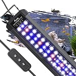 Pawfly Aquarium Light for Plants, 11 W Fish Tank Light, Full Spectrum Aquarium Lights for 12-18" Tanks, Extendable LED Fish Lamp with Daytime/Night Modes & Adjustable Brightness for Freshwater