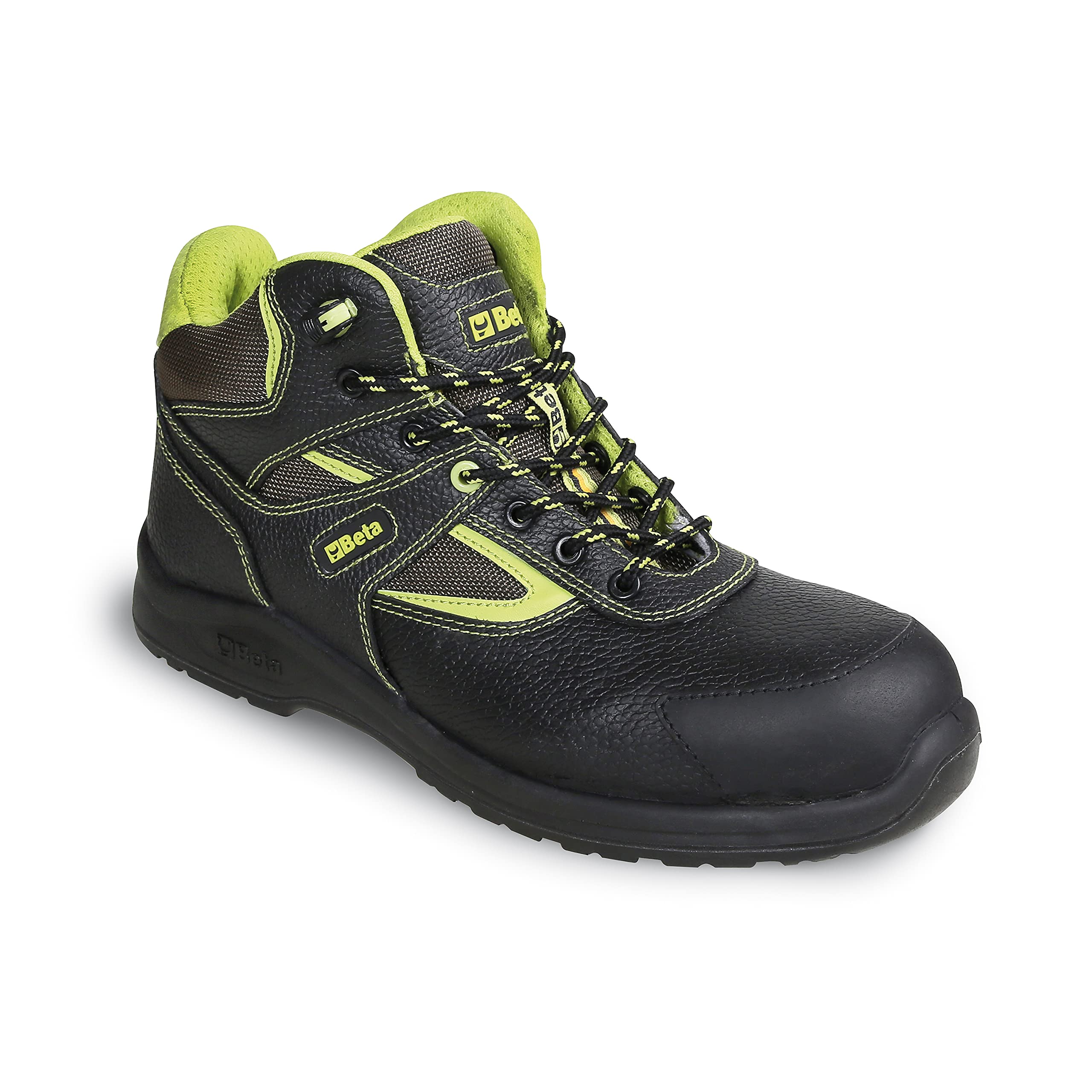 Beta7221PEK 43 - Scarpe Alte in Pelle Idrorepellente con Inserti in Nylon, Rinforzo antiabrasione nella Zona del Puntale e rapido sfilamento
