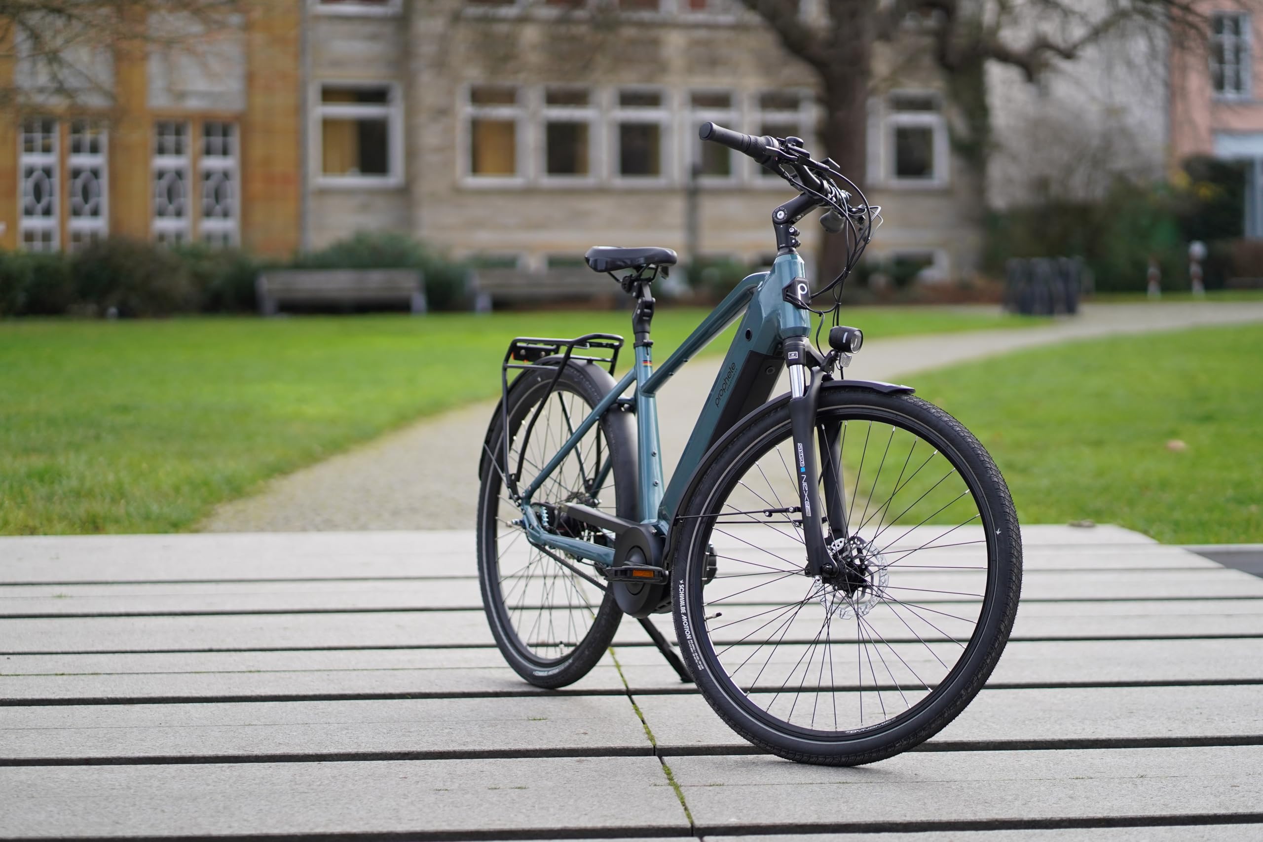 PROPHETE GENIESSER 5.0 E-Bike 28 Zoll Mittelmotor AEG ComfortDrive II 250W 70Nm Akku 540Wh bis 170 km Reichweite Nexus 7-Gang Hydraulische Scheibenbremsen 100 Lux LED Licht