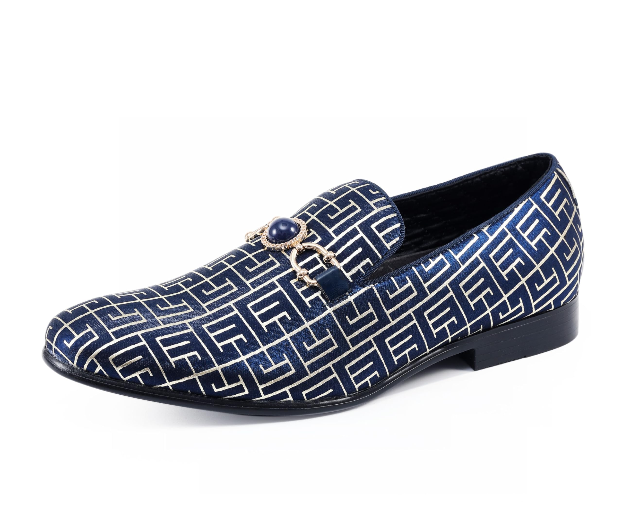 Amali Luxury Loafers for Men - Elegant Slip-On Men’s Dress Shoes - Fashion Smoking Slippers