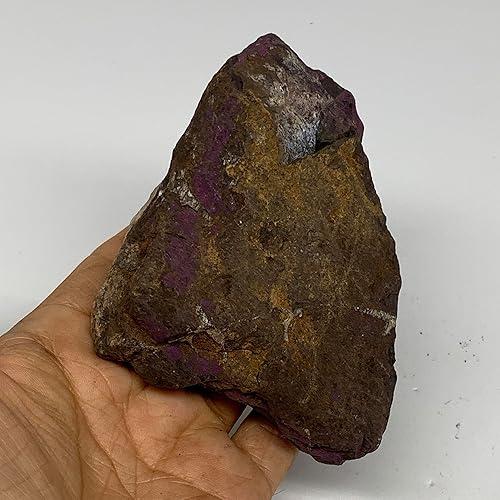 Miniatura 5 de 12.89 oz, 4.4 x 3.1 x 1.4 pulgadas, especímenes de minerales de cristal de purita crudo natural de Namibia, B29194