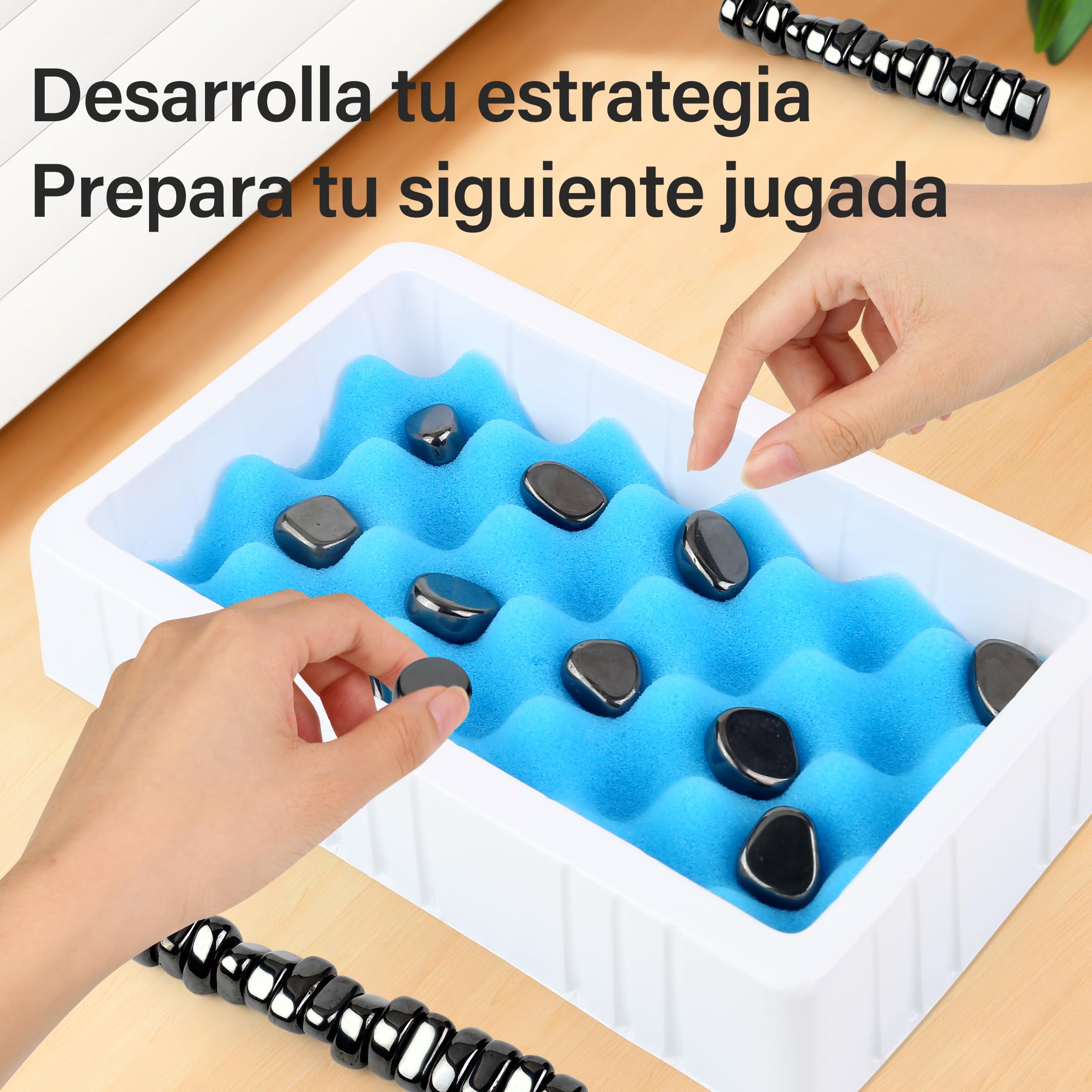 Ajedrez Magnético Color con 20 imanes. Incluye Bolsa de Transporte de Tela, Tablero de Esponja y Accesorios. Juegos de Mesa. Juego de Imanes