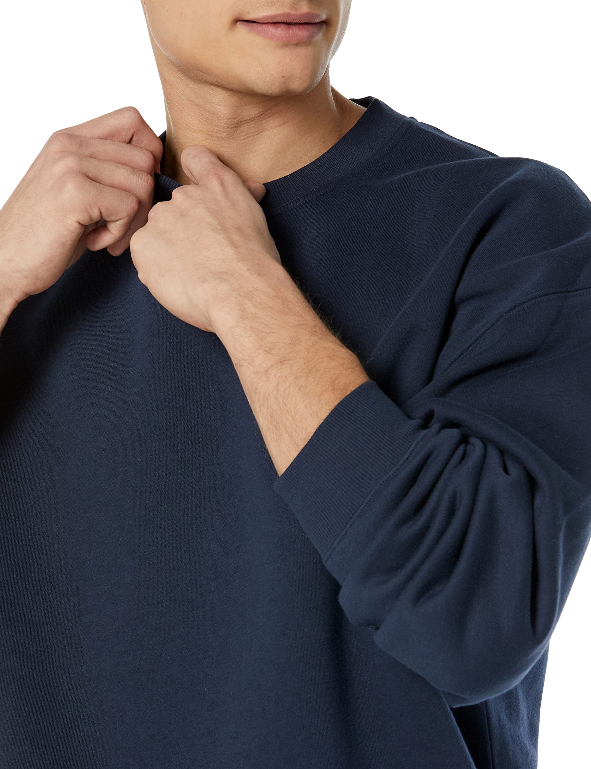 Amazon Essentials Homme Sweat-Shirt Oversize à Col Rond (Grandes Tailles Disponibles)