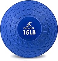 Vista 26 de ProsourceFit Slam Medicine Balls 5, 10, 15, 20, 25, 30, 50lbs Smooth and Tread Textured Grip Dead Weight Balls for Strength and Conditioning Azul