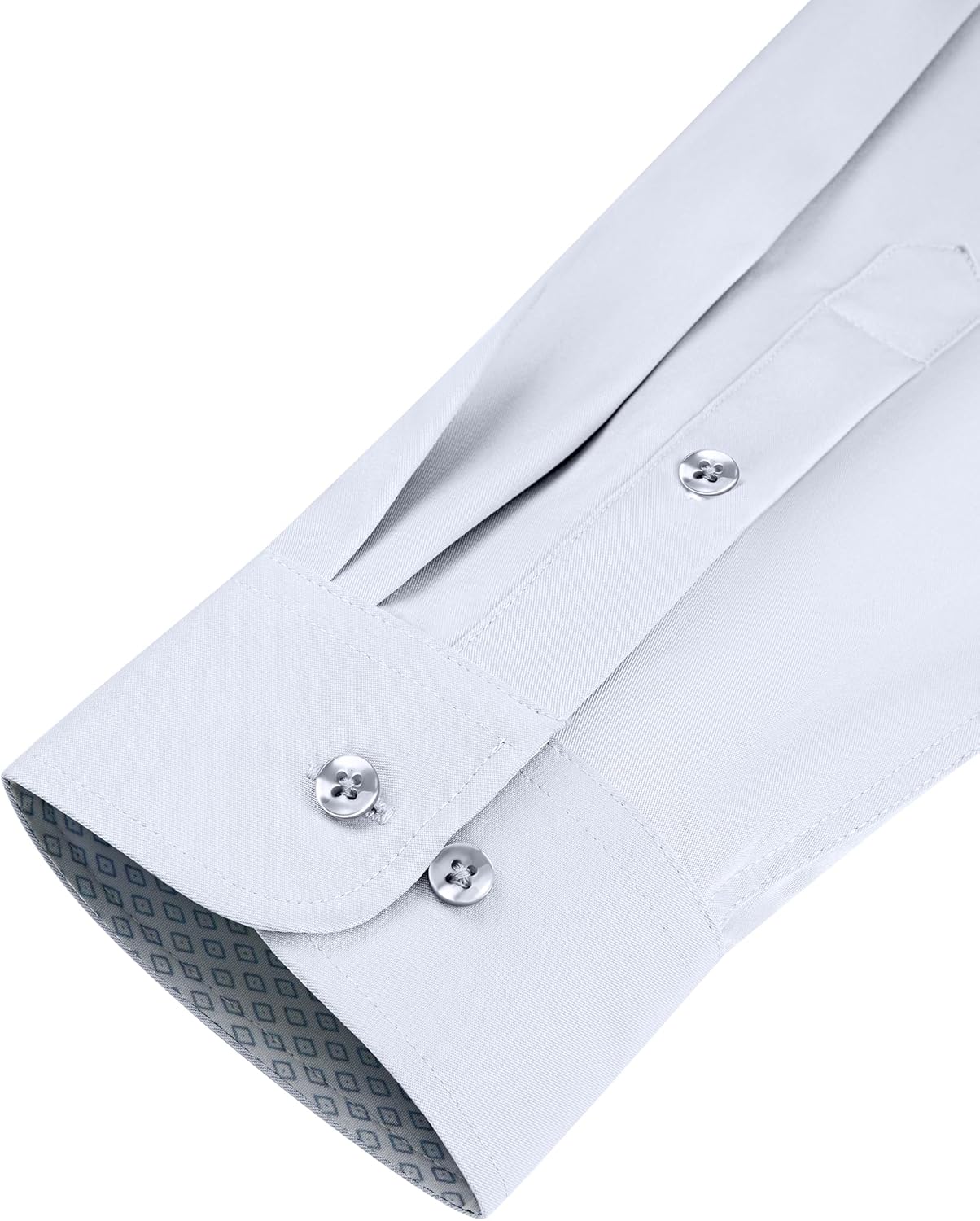 J.VER Men's Casual Long Sleeve Stretch Dress Shirt Wrinkle-Free Regular Fit Button Down Shirts - Image 6