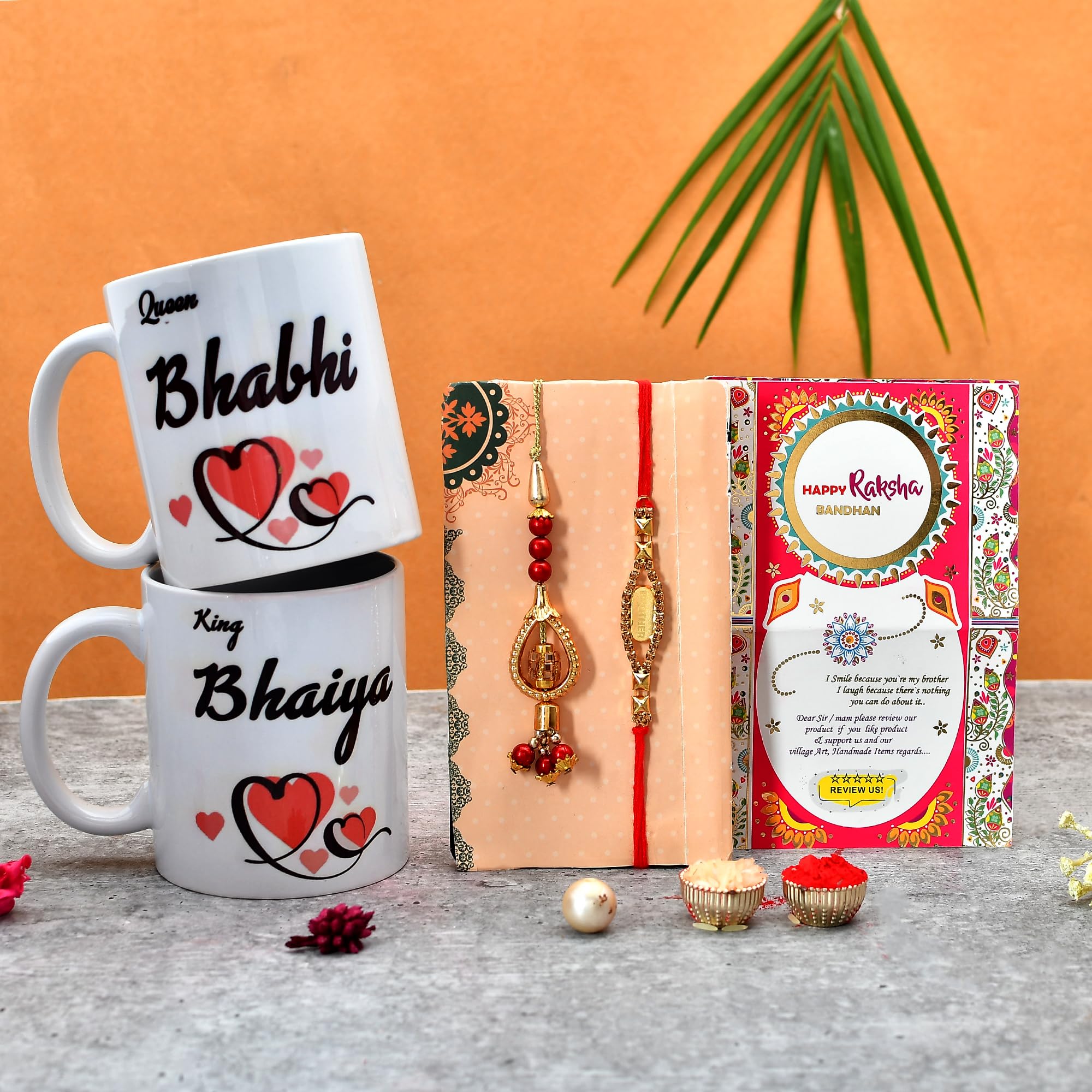 Bhaiya Bhabhi Rakhi Gift Set - Best Rakhi Combo -1