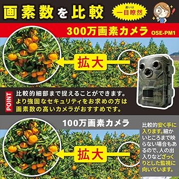 Amazon.co.jp: オーム(OHM) 電機 防犯カメラ 監視カメラ 屋外