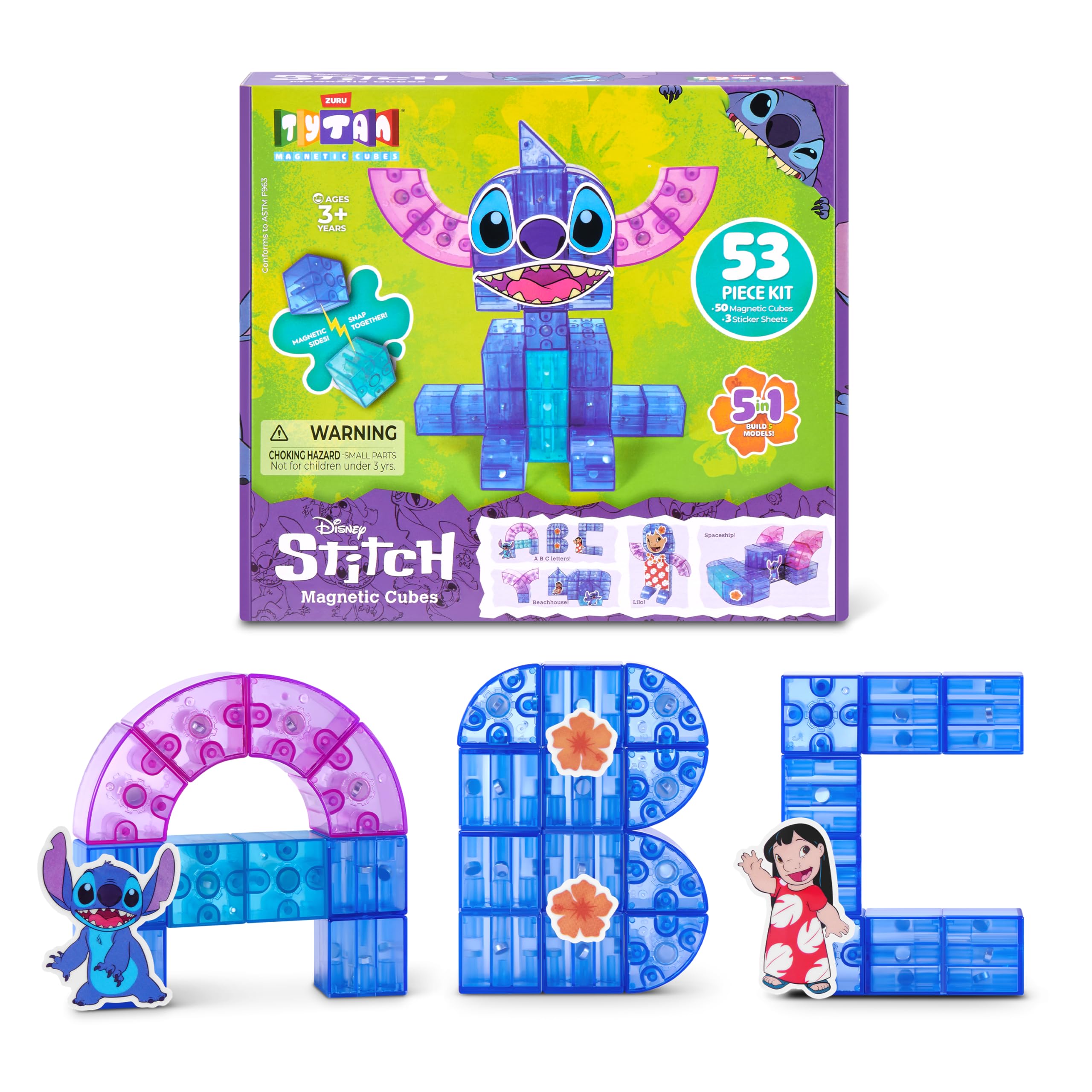 Offizielles Disney Stitch Tytan Magnetwürfel-Set von ZURU