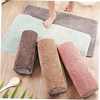 Vista 2 de Unomor Alfombra antideslizante para piso, alfombra de felpa absorbente de agua, tapete de baño absorbente antideslizante, alfombra de baño de felpa