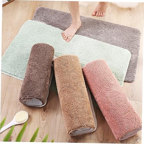 Miniatura 2 de Unomor Alfombra antideslizante para piso, alfombra de felpa absorbente de agua, tapete de baño absorbente antideslizante, alfombra de baño de felpa