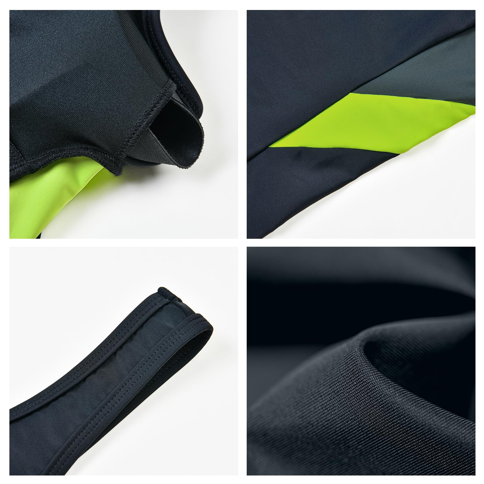 Veranobreeze Costume da Bagno da Donna Costume da Bagno di Un Pezzo Nero Atletico Costume da Bagno Modesto