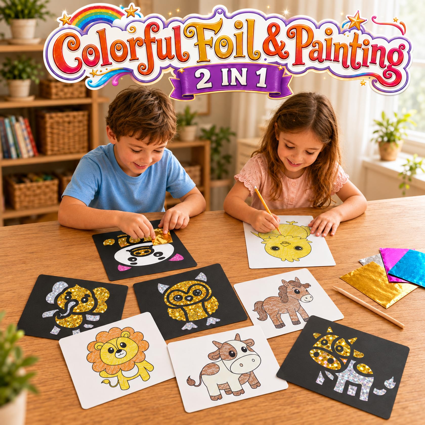 Kit d'artisanat en aluminium pour enfants, activités artistiques et