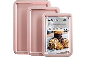 Sweeten Your Kitchen: Baking Pans Set in a Delectable Pink