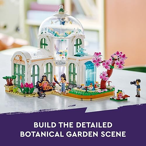 Miniatura 3 de LEGO Friends Jardín botánico 41757, juguetes de construcción, un proyecto creativo para mayores de 12 años, construye y muestra una escena detallada