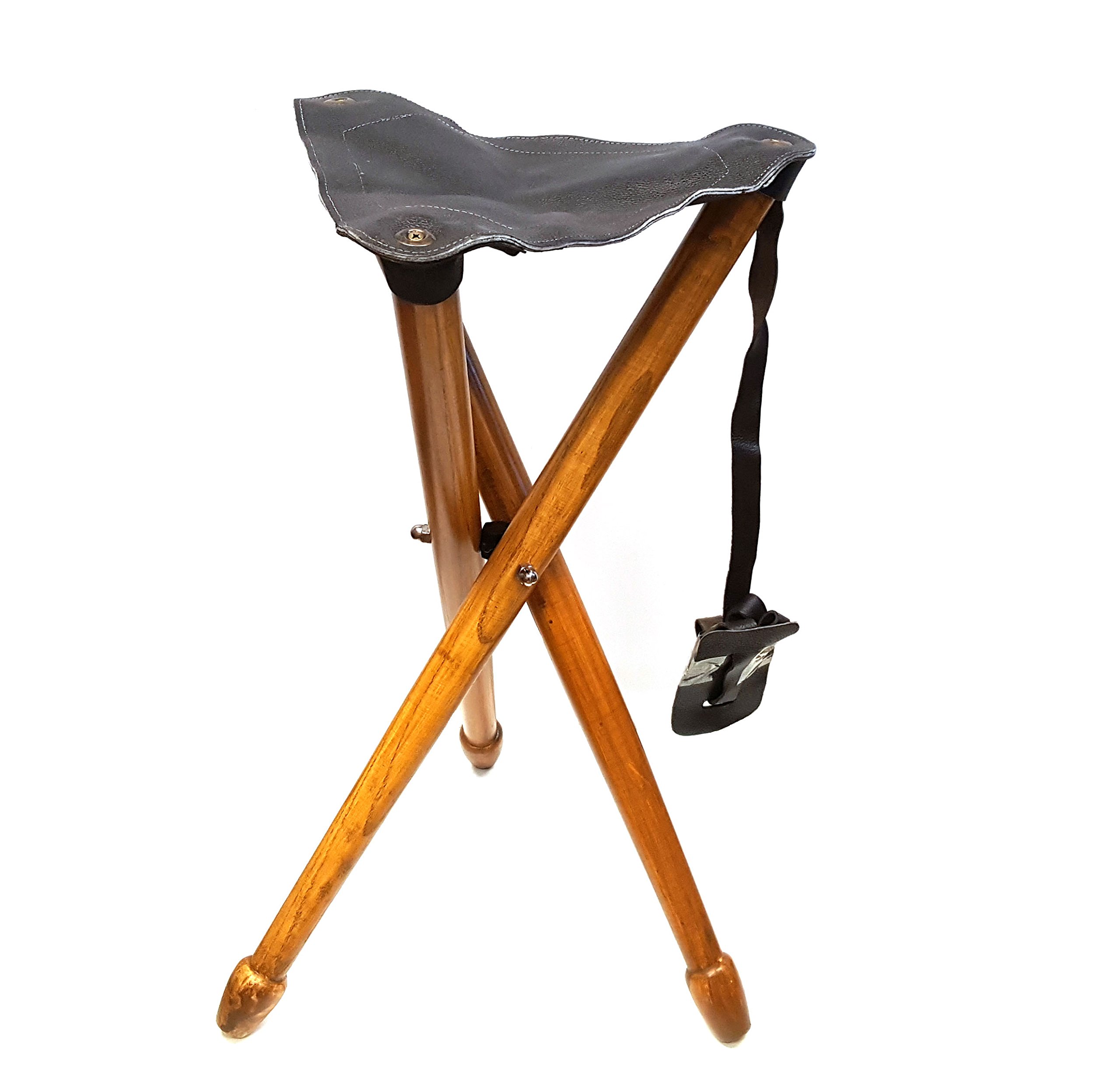 Silla de trípode de calidad Starlingukpk, silla de caza, asiento de trípode de caza, asiento de tiro marrón