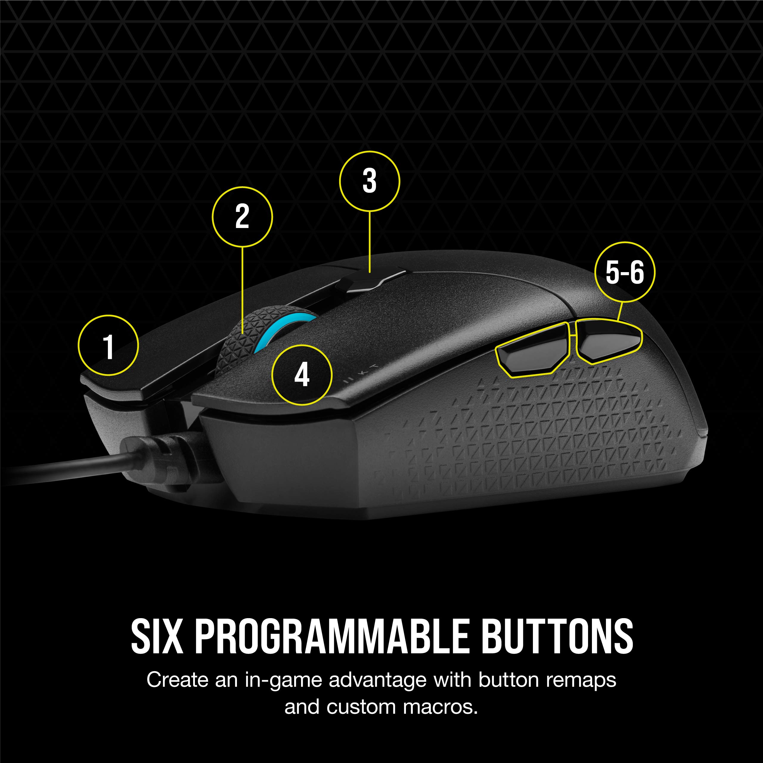 Amazon.in: Buy Corsair Katar Pro Ultra-Light Optical USB Gaming Mouse with Backlit RGB LED, 12400 DPI (Black) Online at Low Prices in India | Corsair Reviews & Ratings