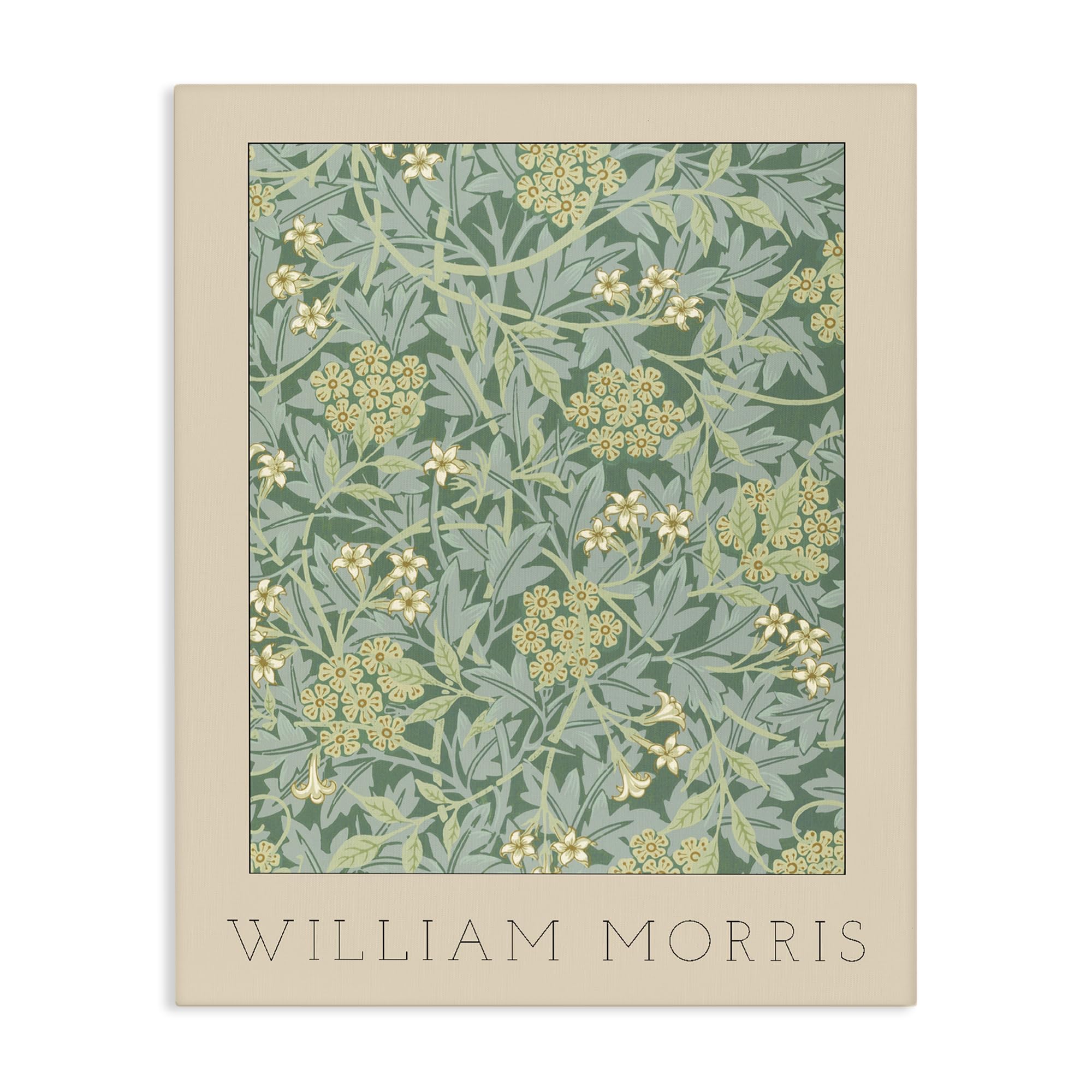 Stupell Industries 'William Morris Green Tones', Canvas Art, 24 x 30 Inches, Easy to Hang and Sturdy, Made in USA, by Lil' Rue