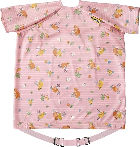 Miniatura 16 de BIBaDO - Long Sleeve Baby Bibs - Babies & Toddlers 6-36 Months - Coverall Baby Led Weaning Bib - Easy Wipe, Soft & Waterproof Conejitos