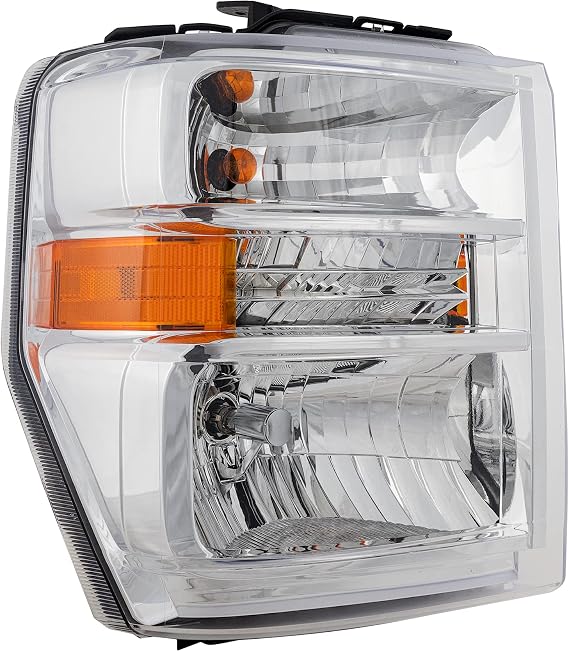 Evan Fischer Passenger Side Headlight Compatible with 2008-2014 Ford E-150, 2008-2014 E-250, 2008-2014 E-350 Super Duty & 2018-2019 E-350 Super Duty - FO2503249