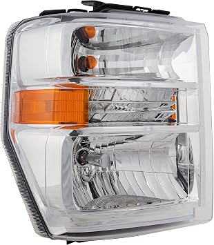 Evan Fischer Passenger Side Headlight Compatible with 2008-2014 Ford E-150, 2008-2014 E-250, 2008-2014 E-350 Super Duty & 2018-2019 E-350 Super Duty - FO2503249