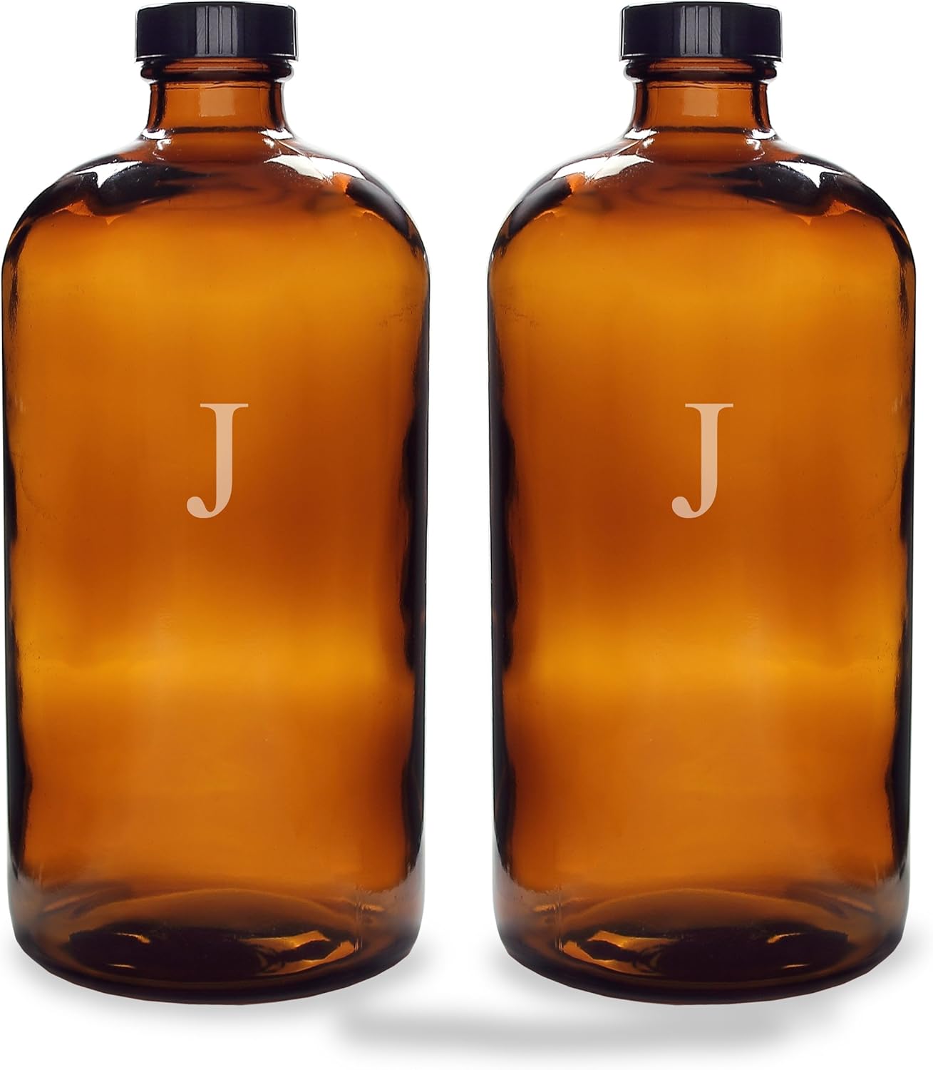 Cathy's Concepts Personalized Bullet Growlers, Set of 2, Letter Y: Home & Kitchen