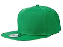 Snapback Hats for Men - Flat Bill Brim Baseball Cap Hat - Plain Blank Adjustable