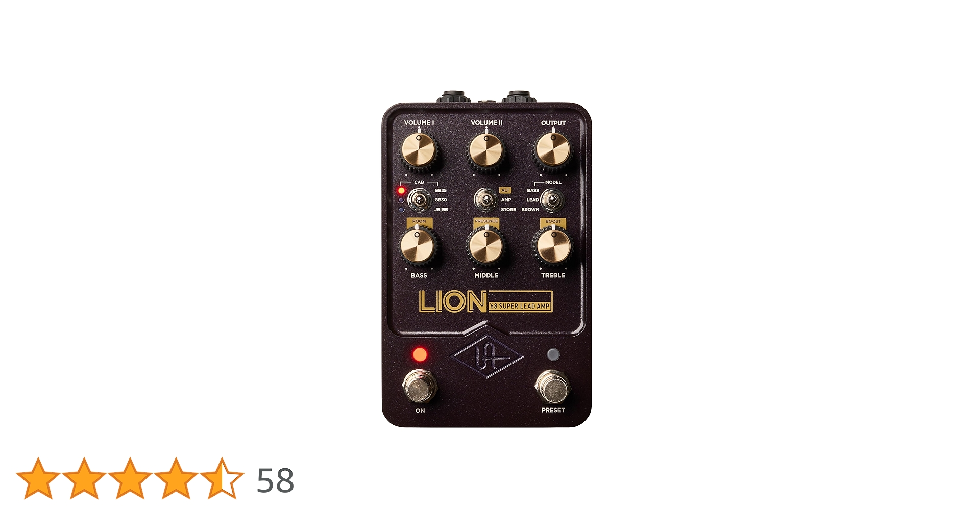UAFX Lion ‘68 Super Lead Amp Universal Audio UAFX Lion '68 Super Lead Amp : Amazon.pl
