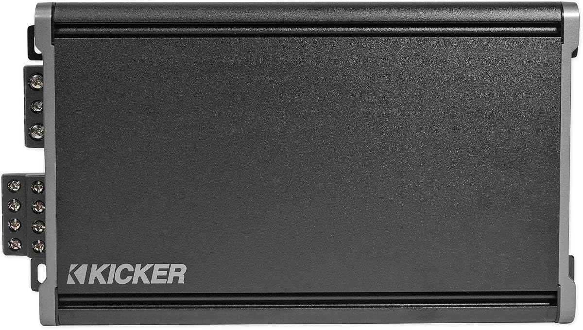 46CXA3604T CXA360.4 360w RMS Amplificador de audio para automóvil de 4 canales Clase A/B Paquete de amplificador con Rockville RWK42 Calibre 4 4 ​​Chan Kit de cables de instalación de amplificador para automóvil (2) RCA