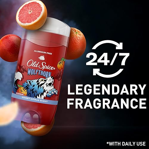 Miniatura 29 de Old Spice Desodorante sin aluminio para hombres, martillo de tiburón, 3 onzas (paquete de 3)