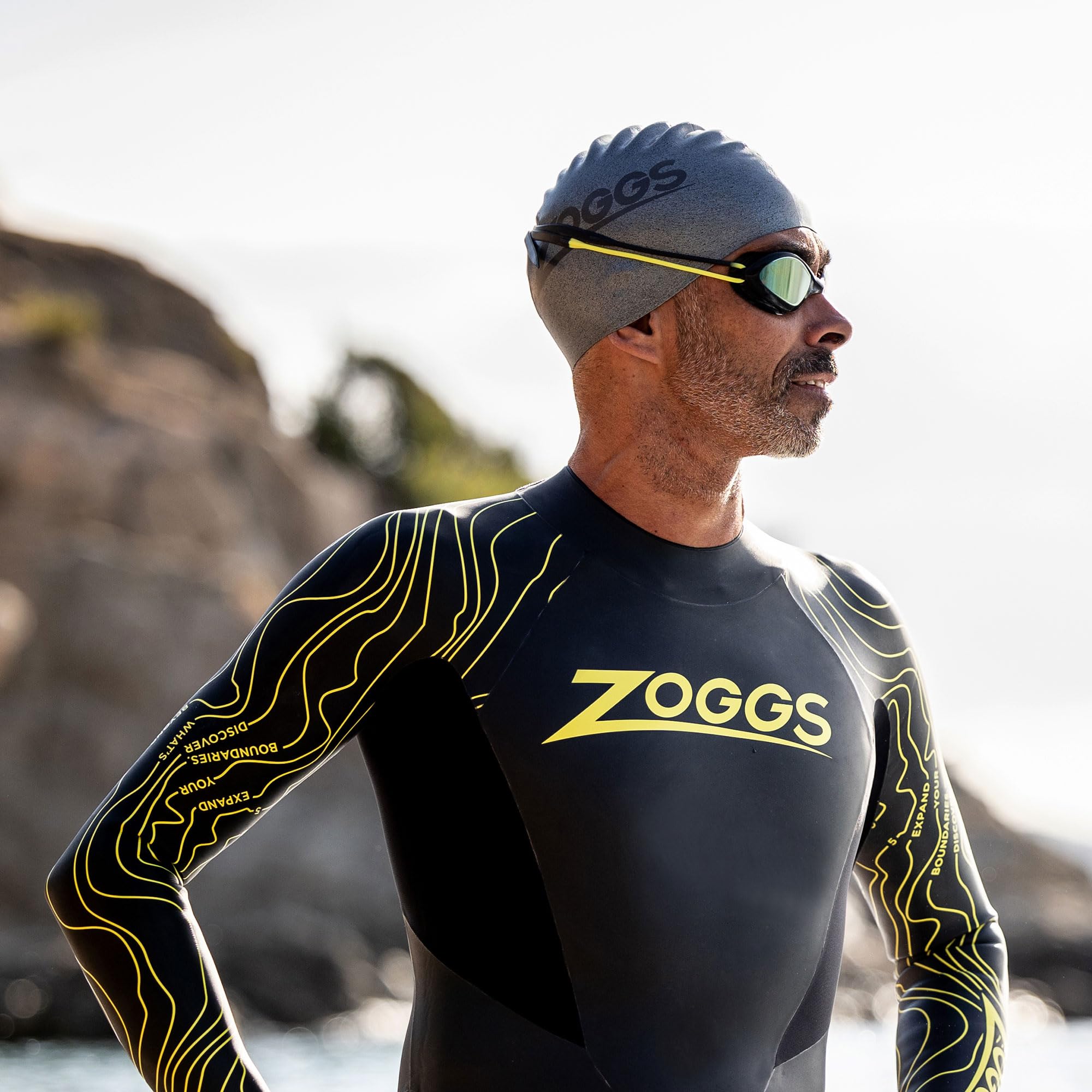 Zoggs Easy Fit Eco Cap Silver, Adult - Image 2