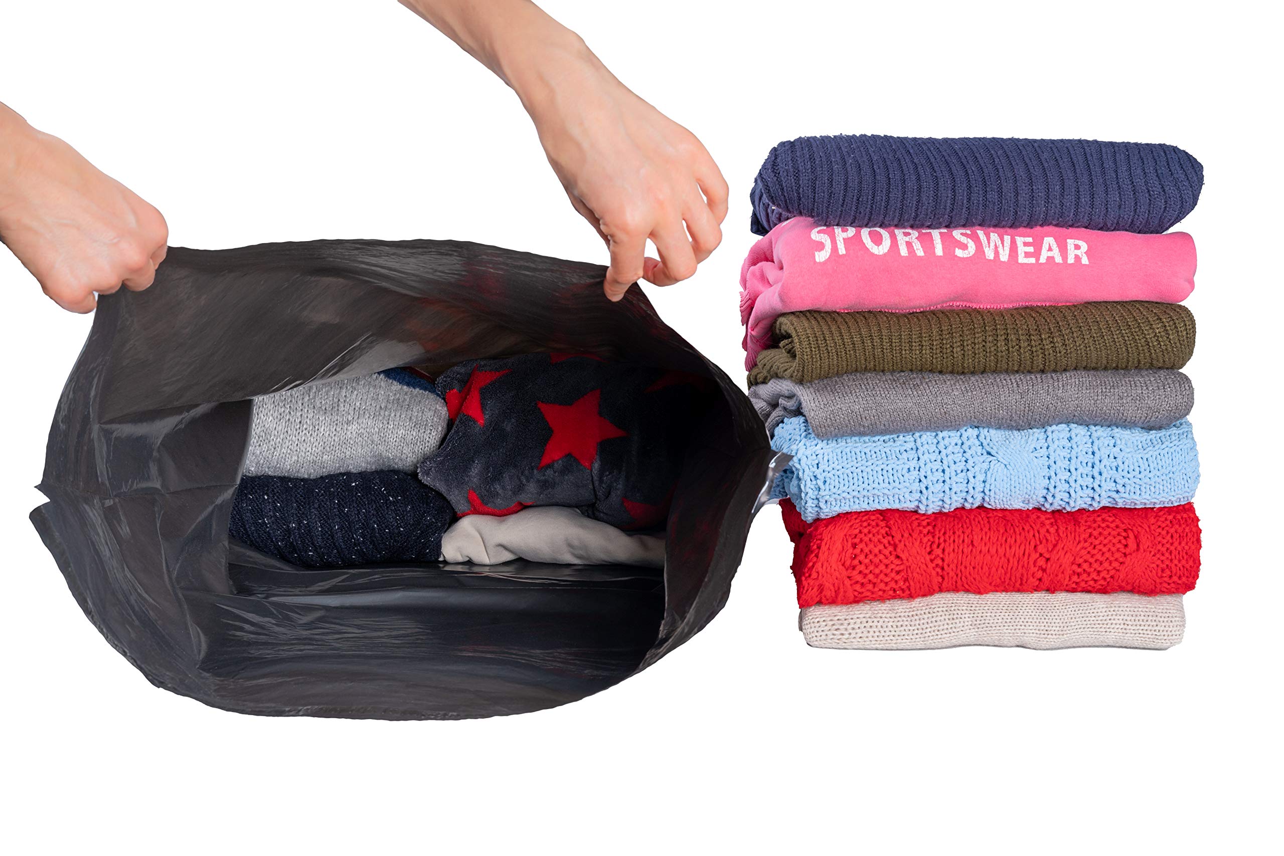 Calzette Large Postage Bags Mailing Bags for Parcels 17" x 24" (43cm x 60 cm) (5)