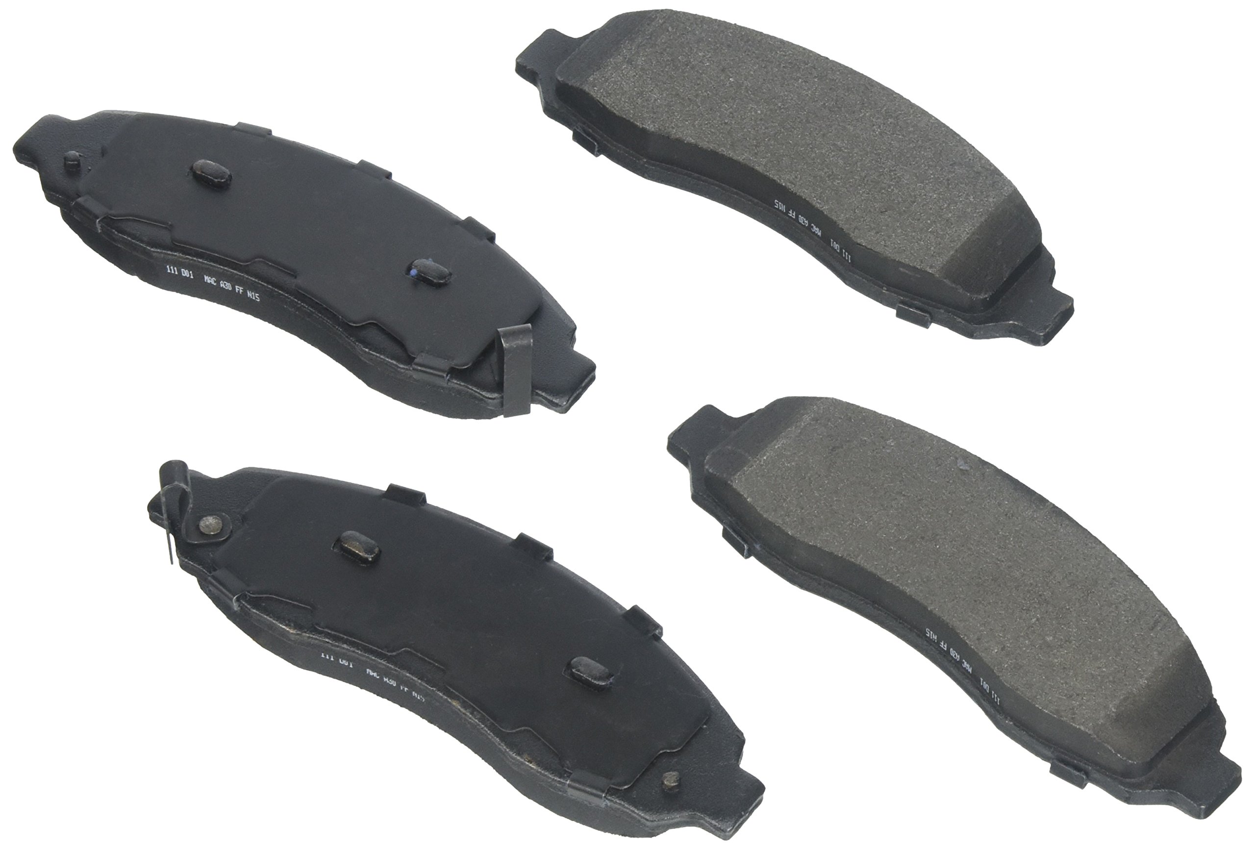 Bosch BE1324H Blue Disc Brake Pad Set with Hardware - FRONT — view 23