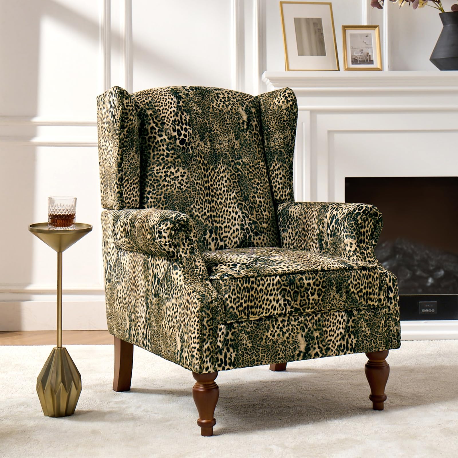 HULALA HOME Wingback Accent Chair