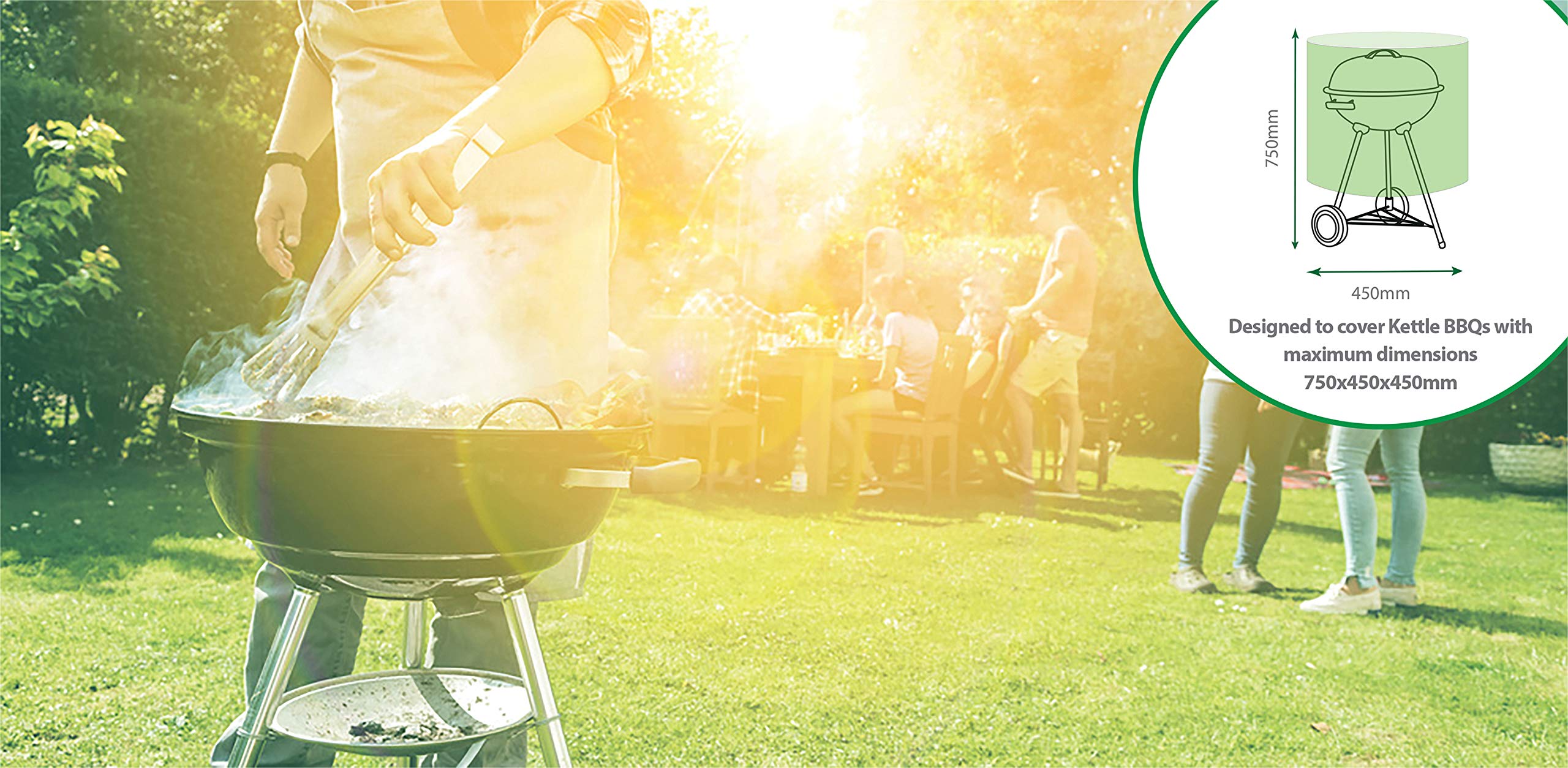 St Helens Home and Garden Water Resistant Kettle Bbq Cover
