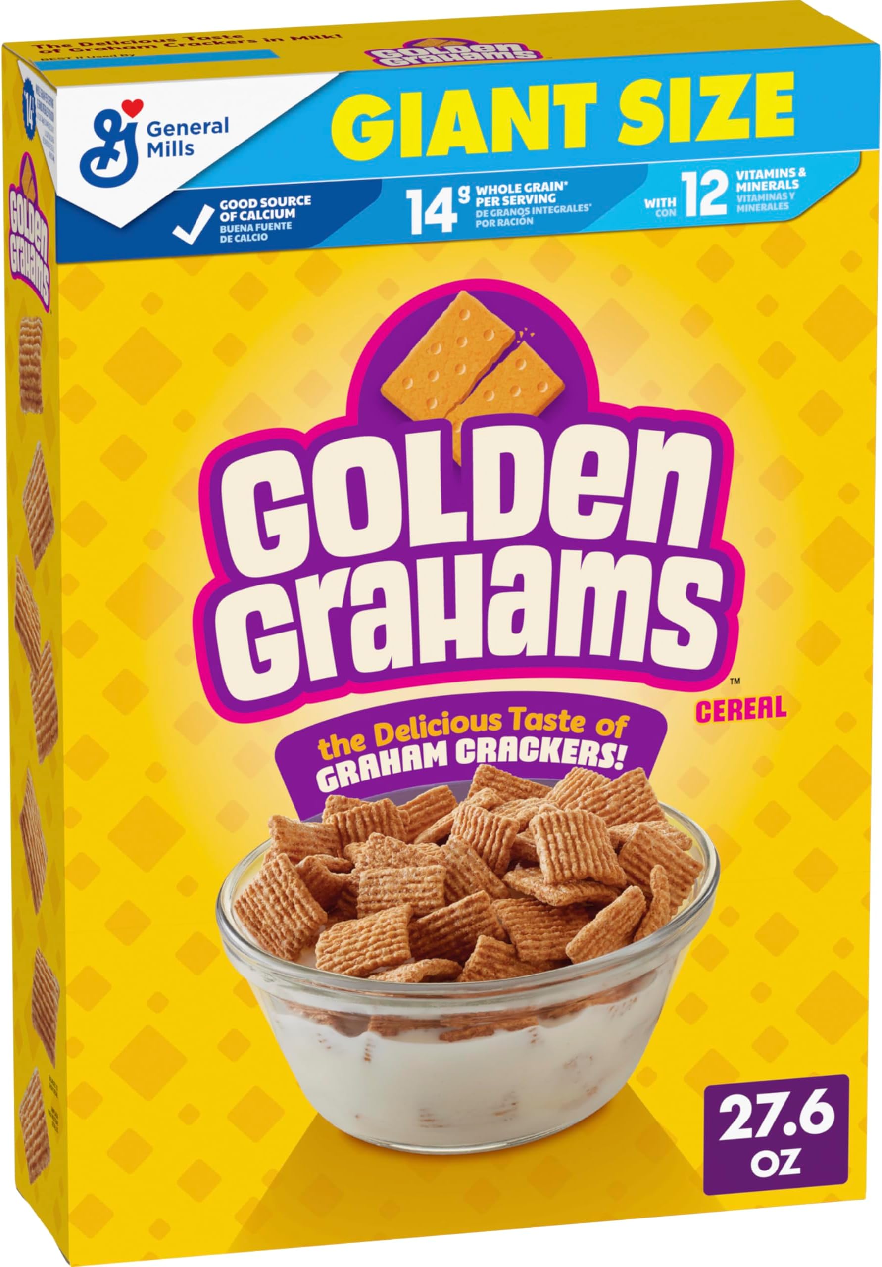 Breakfast Cereal, Graham Cracker Taste, Made with Whole Grain, Giant Size, 27.6 oz