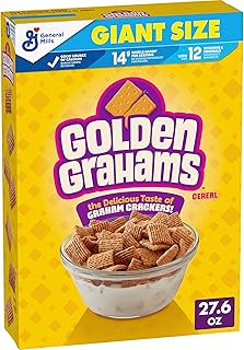 Breakfast Cereal, Graham Cracker Taste, Made with Whole Grain, Giant Size, 27.6 oz