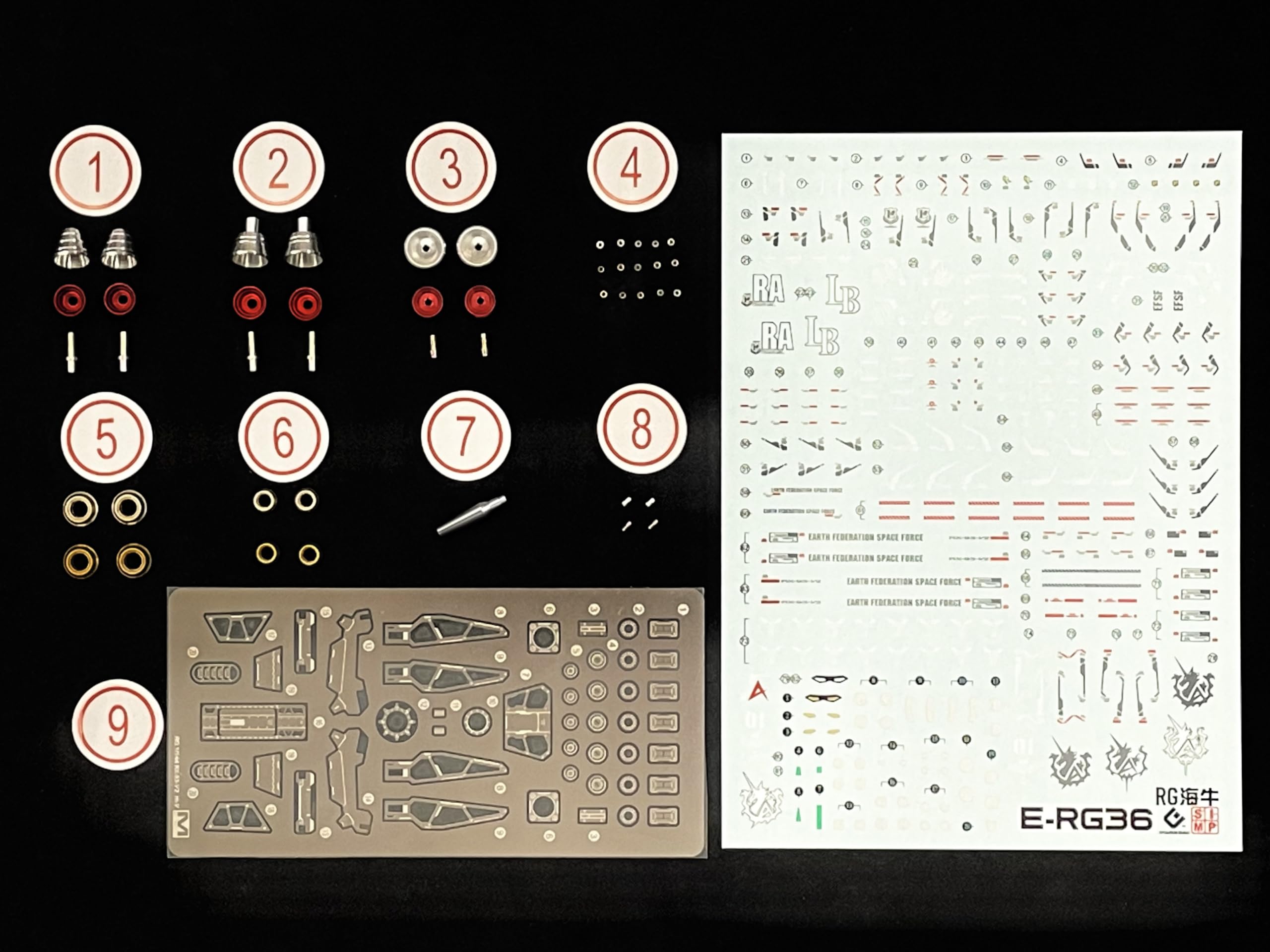 Amazon | RG 1/144 RX-93-V2 Hi-ν用 メタルバーニア+ステンレスパーツ+