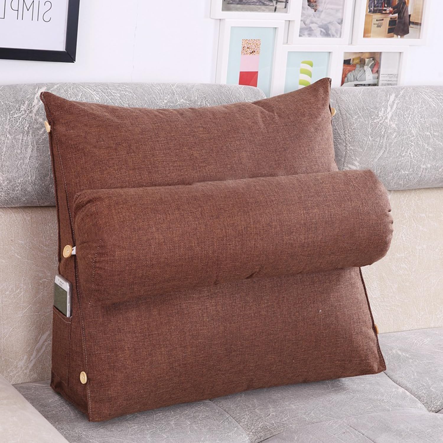 Oreiller de lecture de lit et coussin dos pour vos soirées cocooning