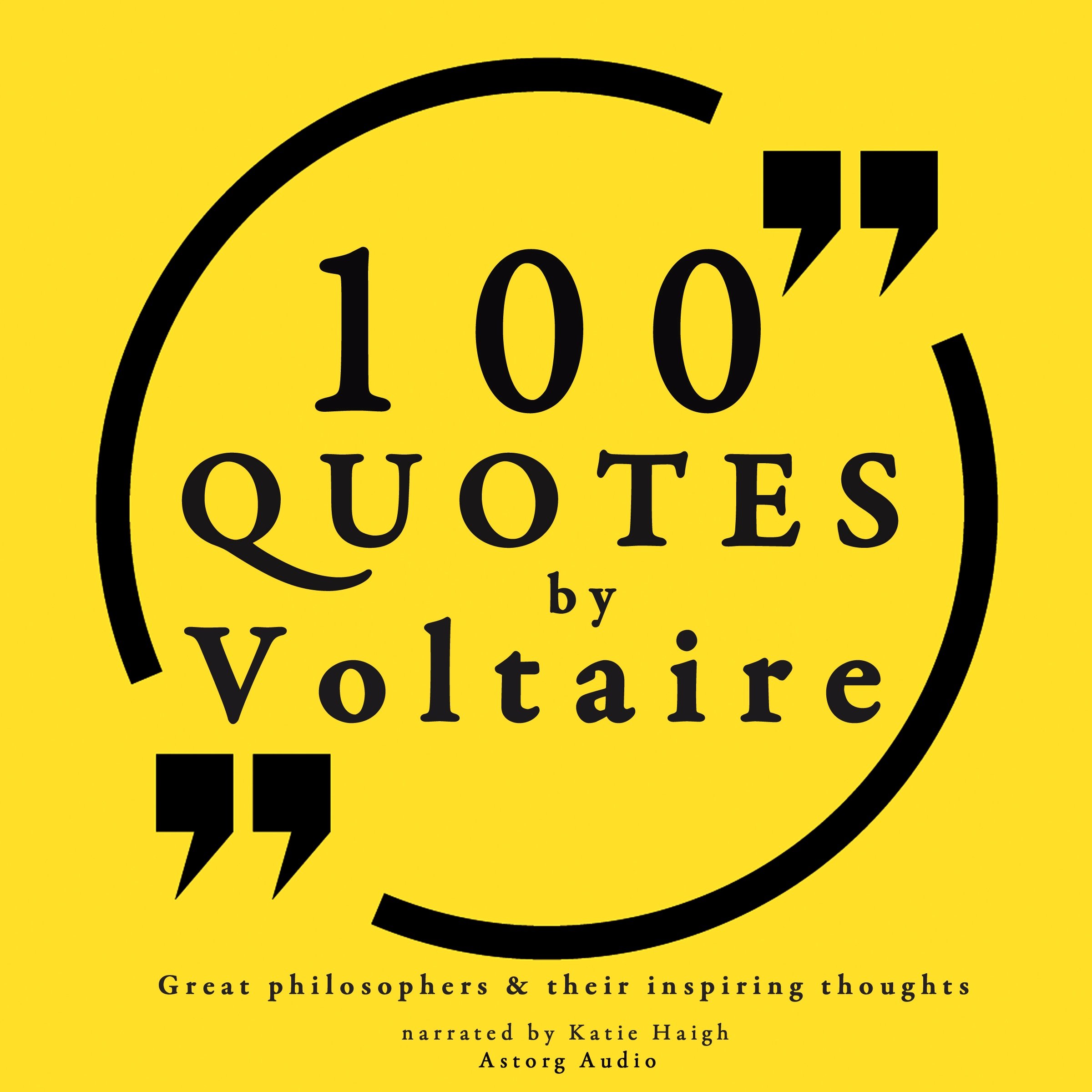Cover art for 100 Quotes by Voltaire