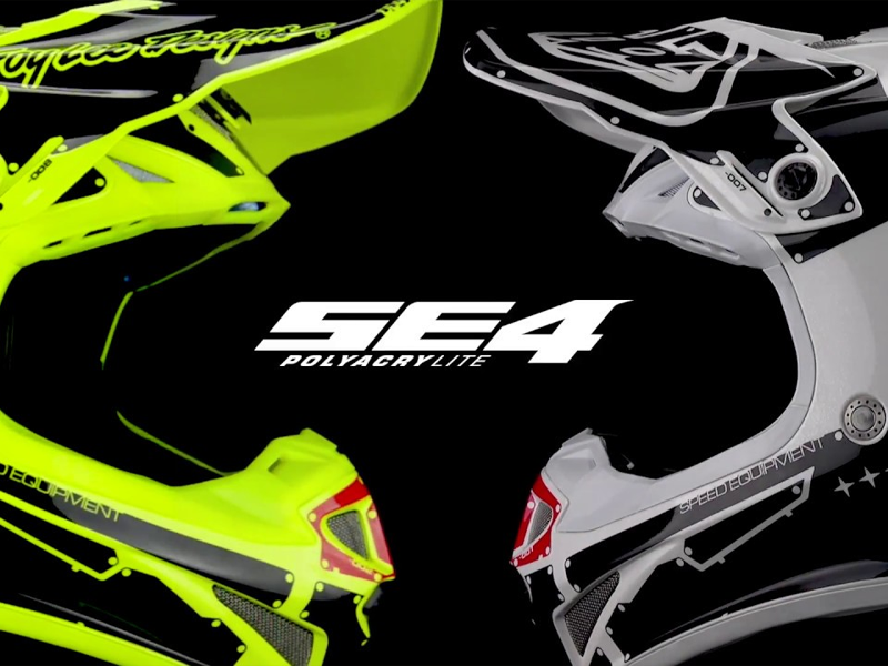 Amazon.com: Troy Lee Designs SE4 Helmet for Motocross MX Youth SE4