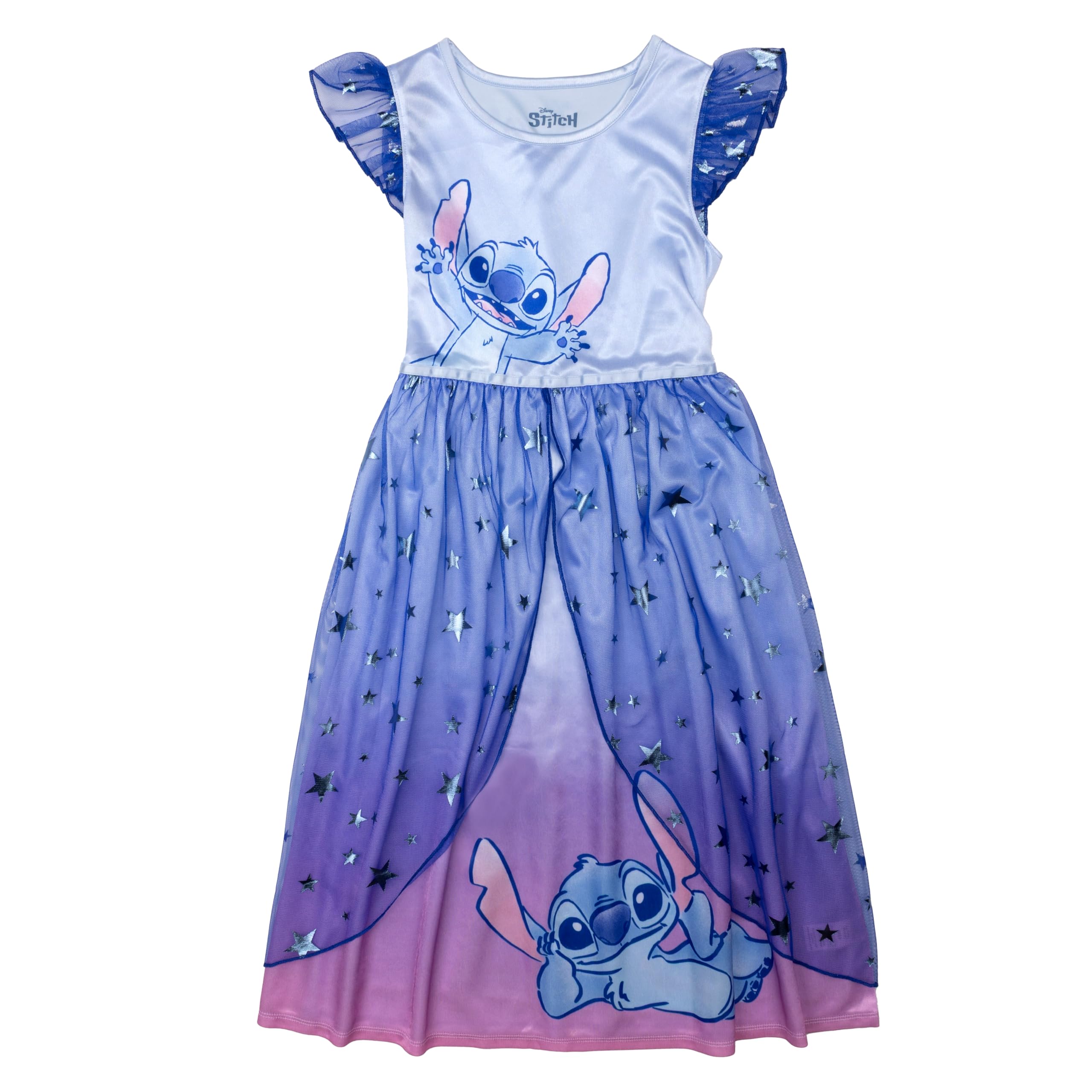 Disney Fantasy Gown Nightgown Maglia Lunga da Notte Bambine e Ragazze