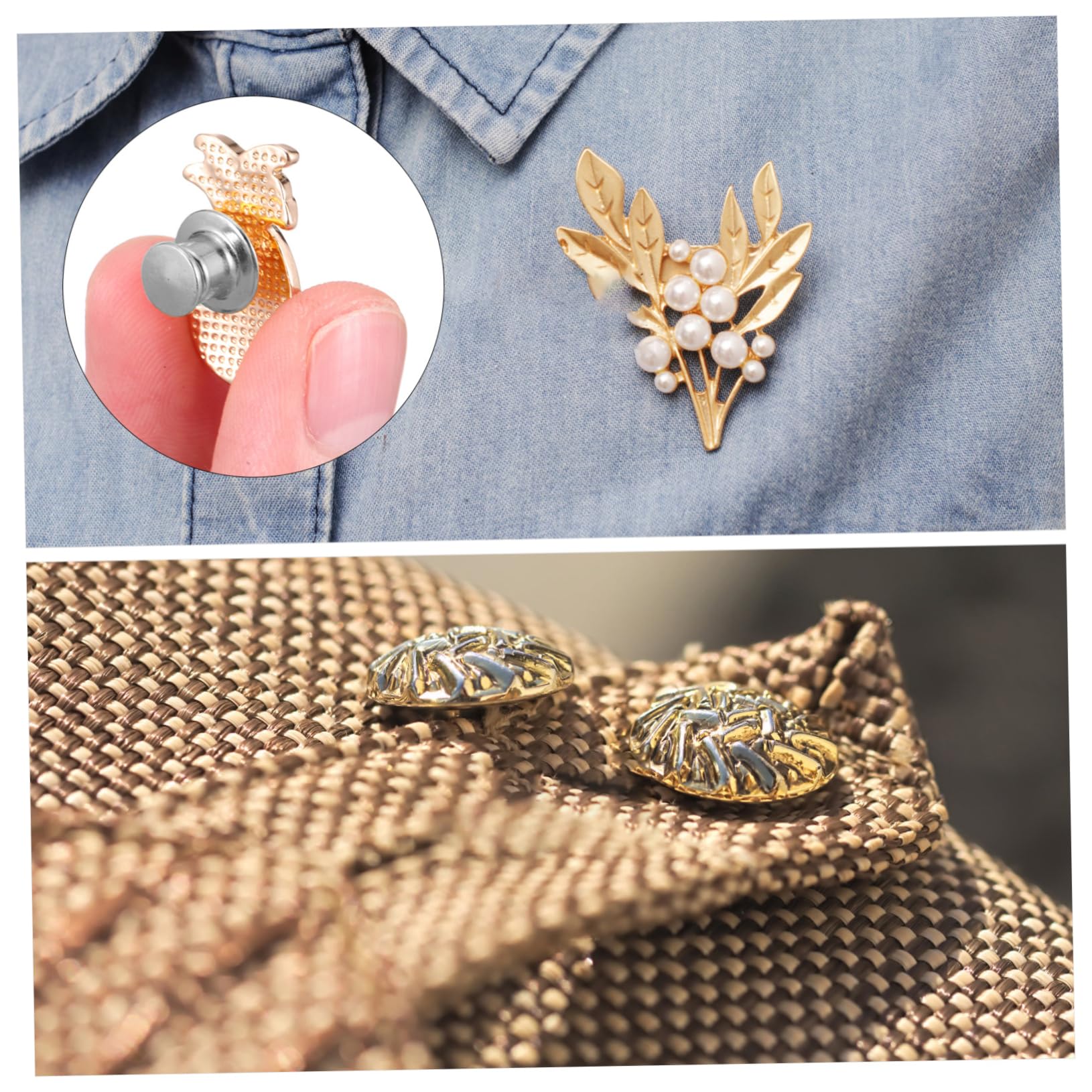 Tofficu 30pcs Silver Pin Holder Pin Backs for Crafts Secure Locking Backs Lapel