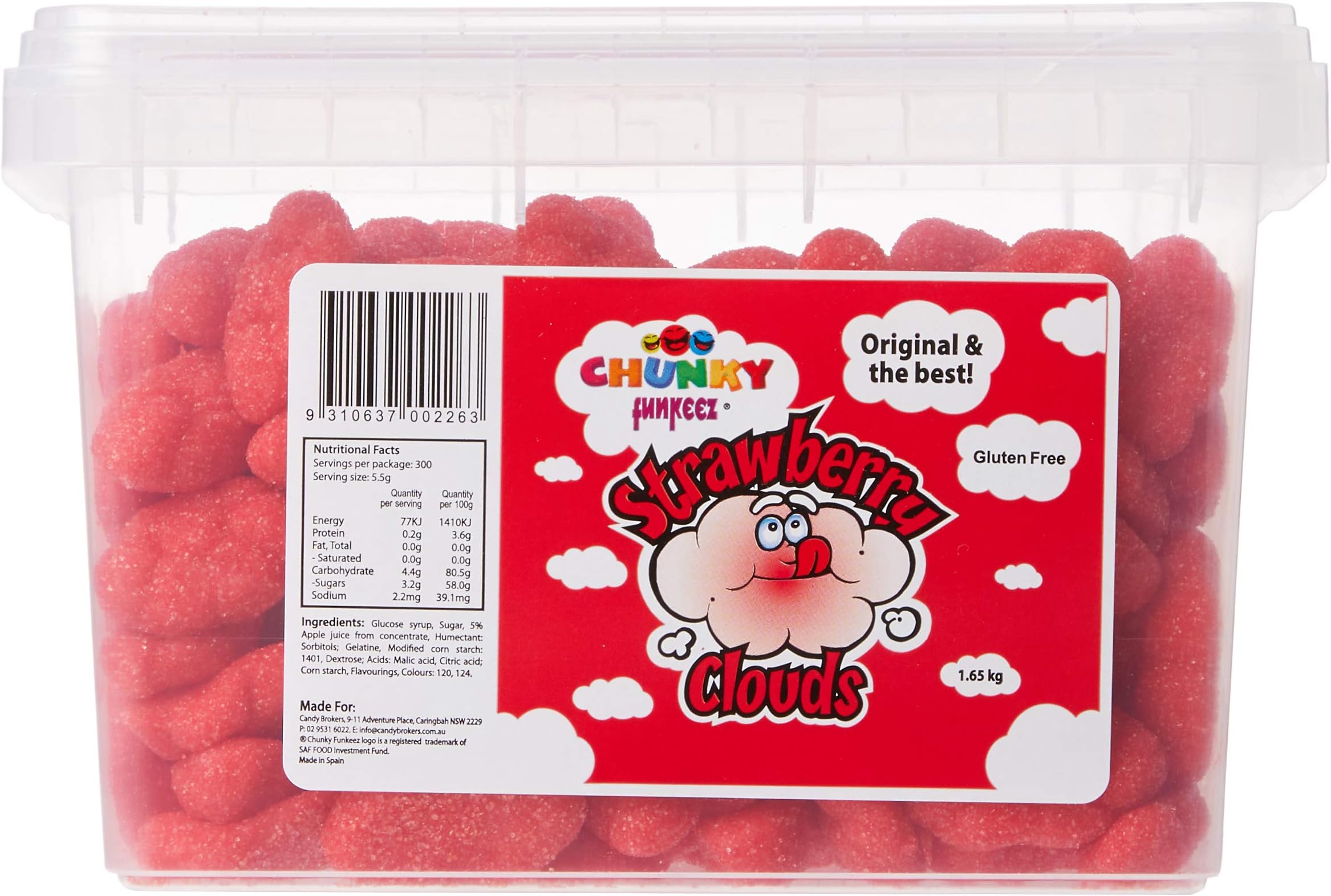 Chunky Strawberry Clouds Pack 1.65 Kg 300 Pieces