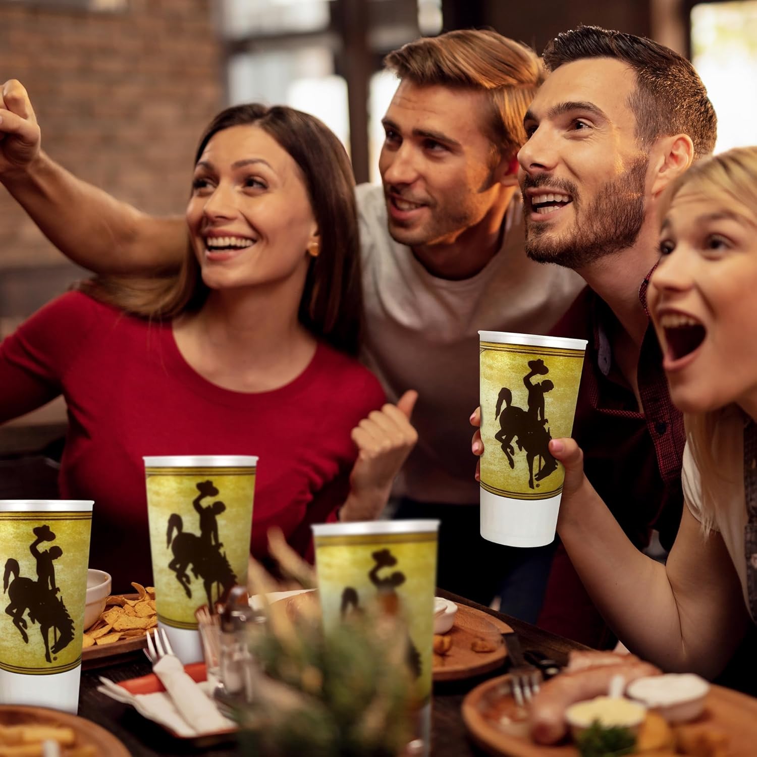 Westrick SC Gamecocks Souvenir Cups 24 oz 4 Pack Team Memorabilia, Collectibles, Great for Parties & Decor, Reusable Drinkware for Fans & Collectors