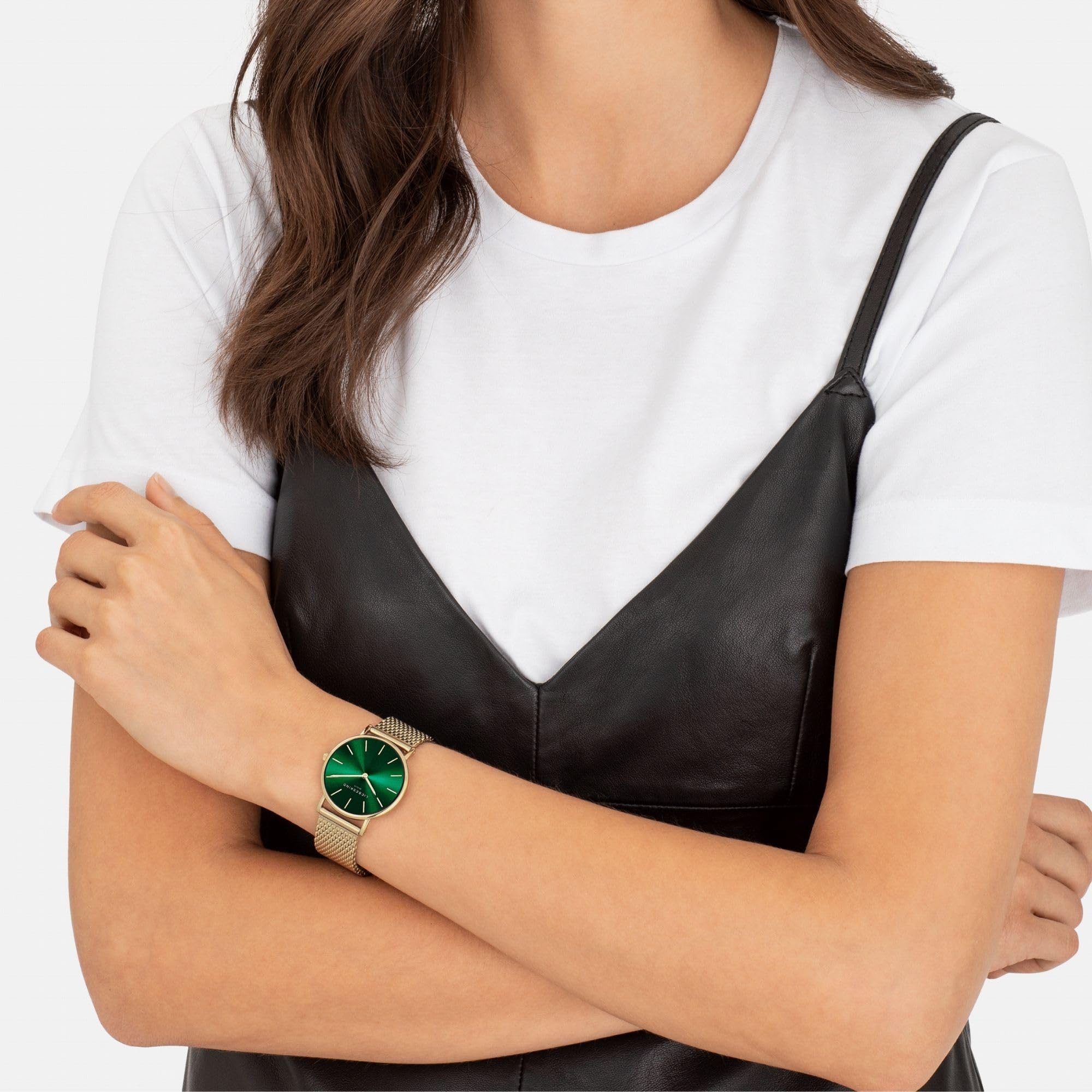 Liebeskind Berlin Damen Analog Quarz Armbanduhr mit Edelstahlarmband LT-0210-MQ – Bild 2