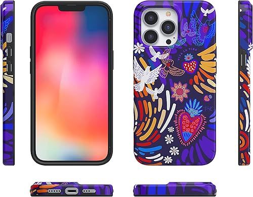 Miniatura 6 de Casely Funda para iPhone 14 Pro Max  Compatible con MagSafe Viva La Vida  Funda Frida Kahlo Collage